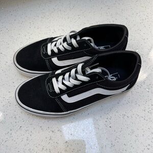 Vans Black and White Sneakers Size 7.5